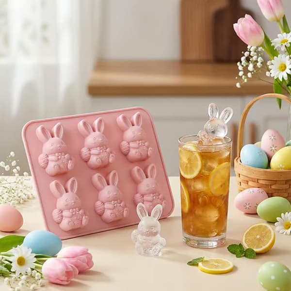 Pääsiäispupu silikonimuotit Pink