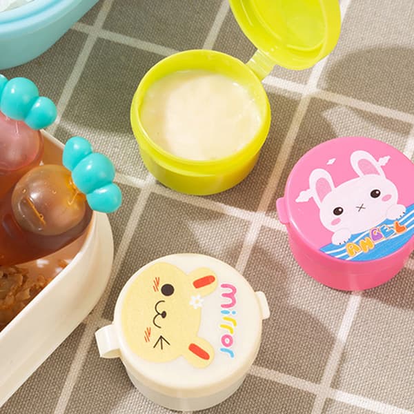 Mini Condiment Flaske Salat Dressing Ketchup Krukke Dispensere B