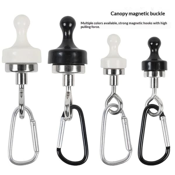 Camping Magnetkrok Stark Sugbar Separat Utomhustältburk White L