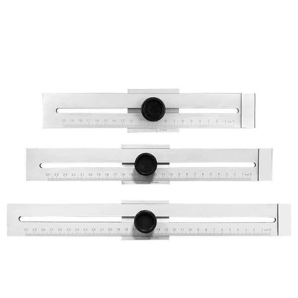 200mm 250mm 300mm Stål Markeringsmåler Parallel Lineal Præcis Sl A3