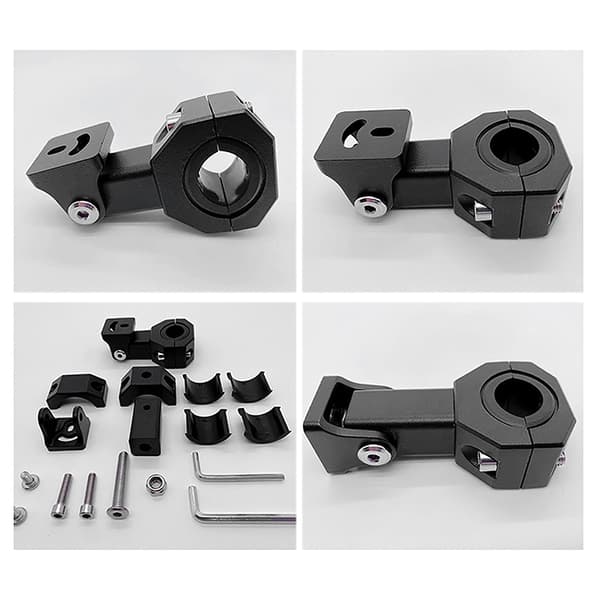 Universal Motorcykel LED Brackets Dele Justerbar Kofanger Modif