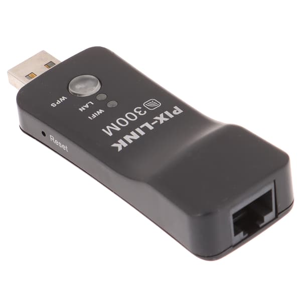 Langaton LAN-sovitin WiFi Dongle RJ-45 Ethernet-kaapeli