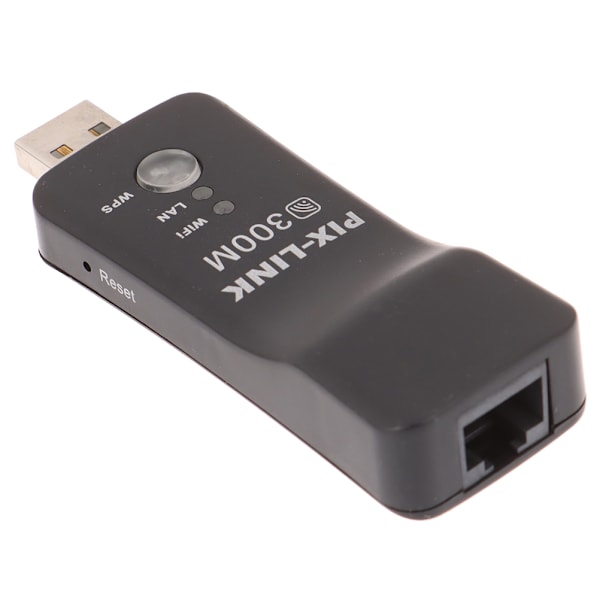 Trådløs LAN-adapter WiFi Dongle RJ-45 Ethernet-kabel