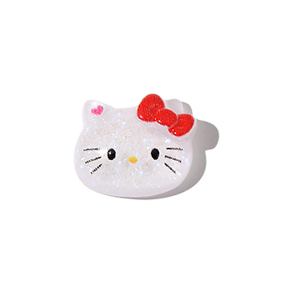 10 kpl 3D KT Nail Art Decoration e Cartoon Resin Nail Ornament M Red