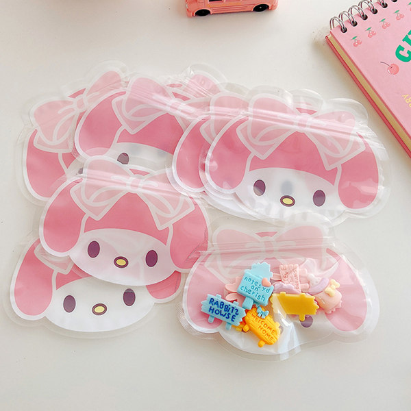 10 stk Ziplock Bag e Candy Cookie Emballasje Poser Gaveinnpakning E