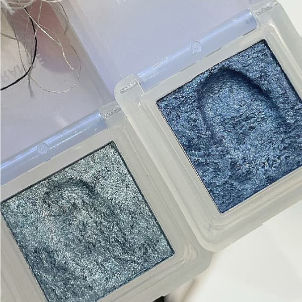 Ögonskugga Glansig Glitter Pärlemorskimrande Ögonskugga Highlighter Långvarig A9