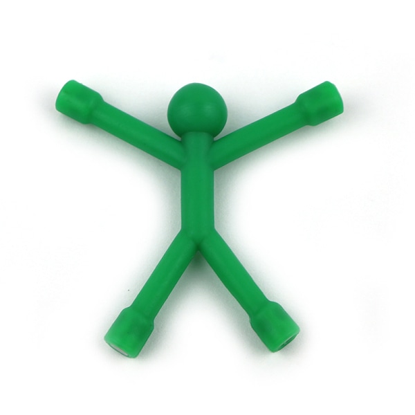 Magnetisk pedagogisk leketøy Magnet Mann Kreativ Utskiftelig fargefu Green
