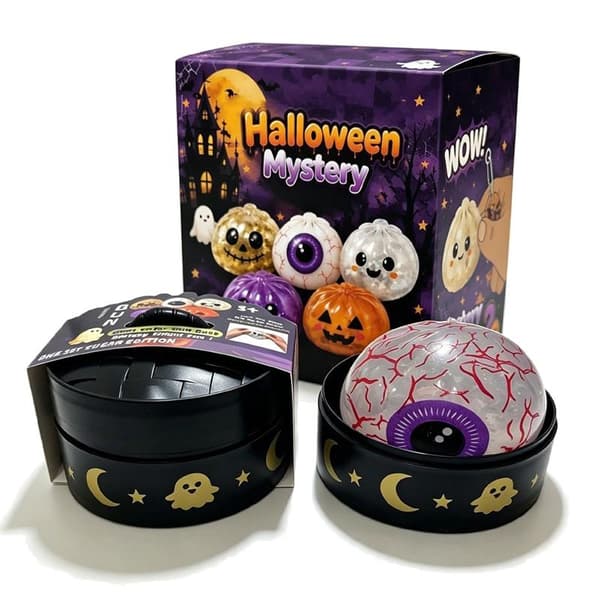 Halloween Mystery Legetøj med græskar spøgelse øjeæble designs til A5
