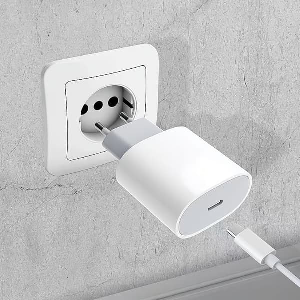 1 sæt 20W USB C EU PD hurtigoplader til telefon 15 16 Pro Max 15 1 A1