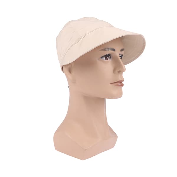 Sun Beach Hattar För Dam Sommar Snabbtorkande Visir Justerbara Beige