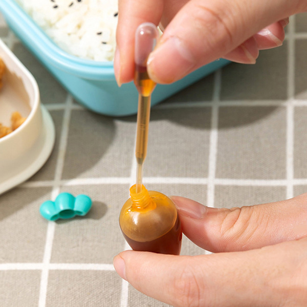 1/3/4 stk Mini krydder saus flaske bærbar ketchup salat dressing dispenser C