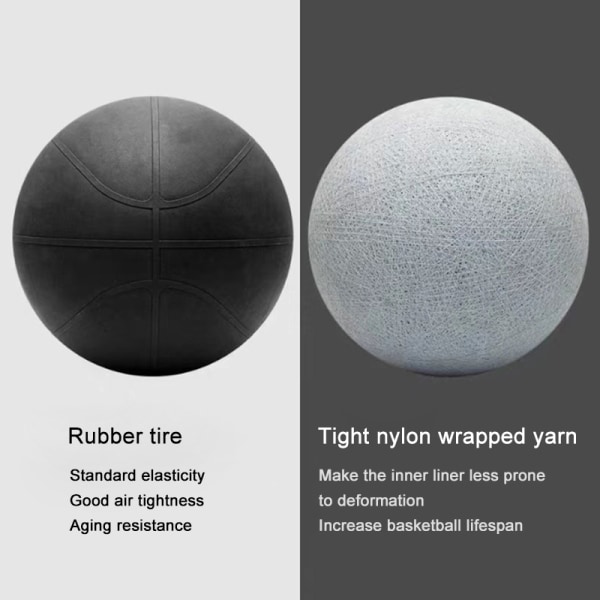 Night Glow Basketball Pu Mjukt Läder Utomhus Anti Slip Basketb Meteor color Number 5 ball