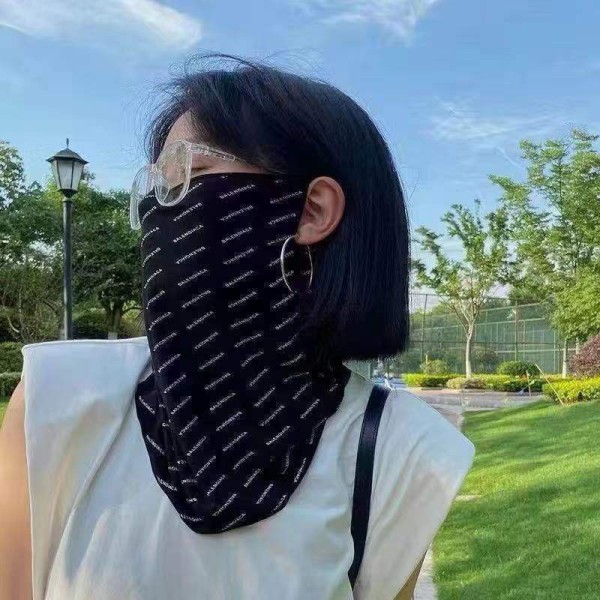 Fashion Punk Maske Til Mænd Kvinder Sommer Ansigt Hals UV Beskyttelse C