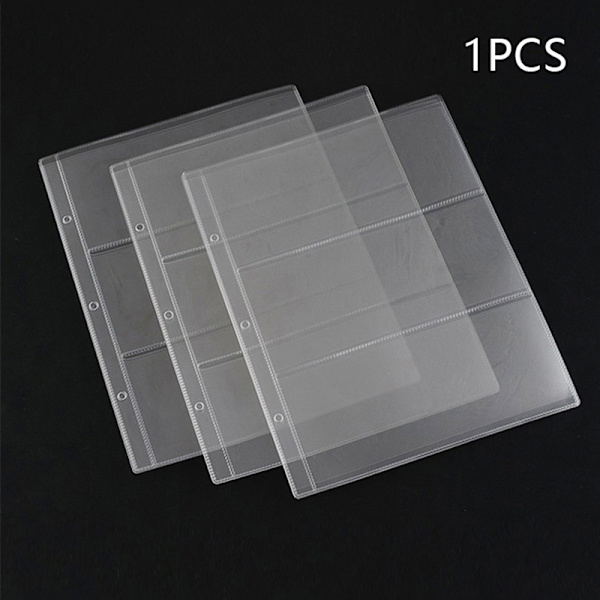 1PC Sider 3 Papir Penge Album Valuta Seddel Samling Bog 1PCS