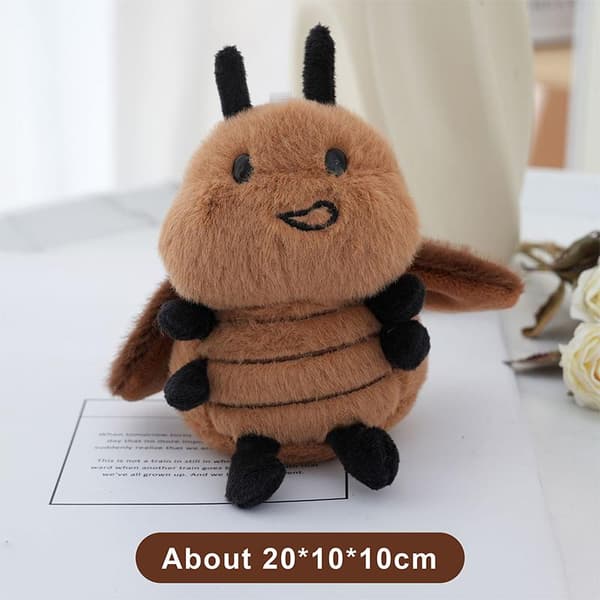 e Kackerlacka Plyschleksak Mjuk Fluffig Rolig Design För Barnpresenter B