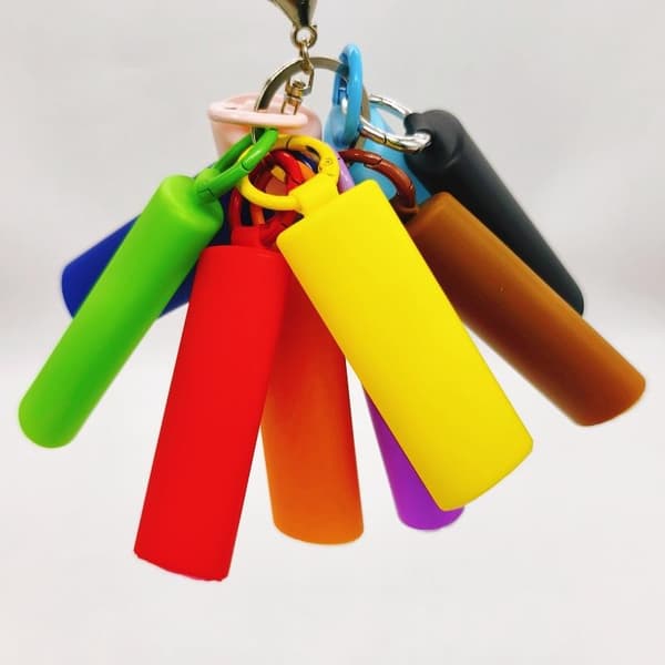 Silikone lighterholder med nøglering til J6 lightere G
