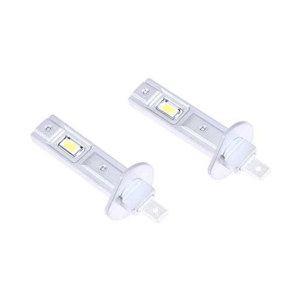 2 stk H1 LED frontlyspærer for bil tåkelys 500W 4000LM Aut 2Pcs