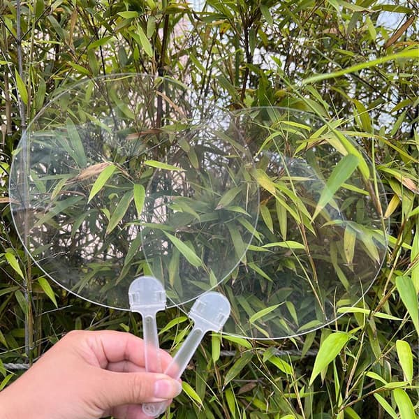 Plast Transparent Tom Fläkt Barn DIY Scenföreställning H A8