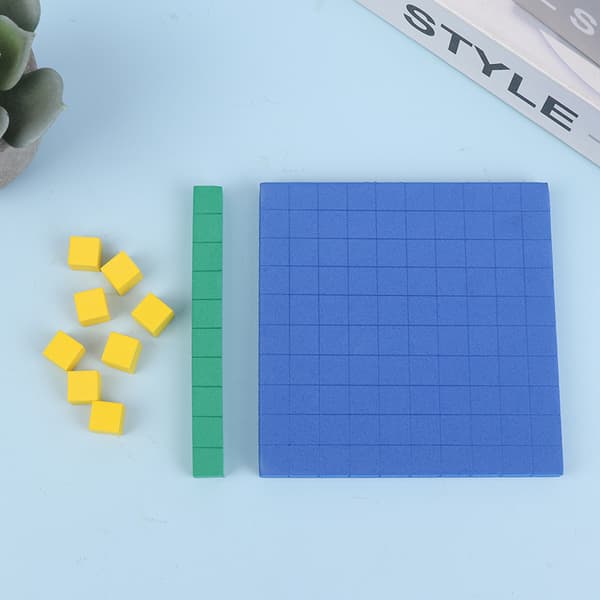 Bas Tio Block 130 Delar För Matematik Platsvärdesblock Bas 10 Matematik