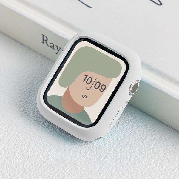 Candy Soft silikondeksel for Apple Watch Case Protection Shell white 45mm