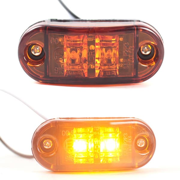 1kpl LED-sivumerkkivalot Varoitustakavalot Automaattiset autovalot Red