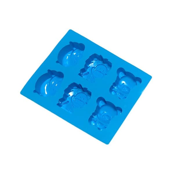 Gelépudding Dessert Mousse Bakeform Håndlaget Løve Ku Silikon Blue