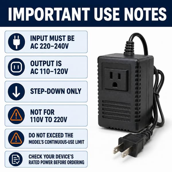 Univ spenningsomformer 300W/200W 220V til 110V regulatorforsyning A4