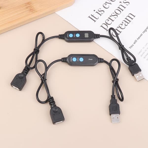 USB nedtællingstimer ledning digital timer switch kabel til LED Str 1Pcs