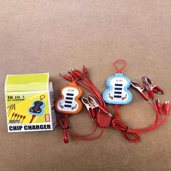 1 stk 4/5USB Clipoplader USB-interface Universal Batteri Telefon A1