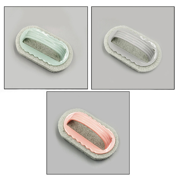 Rengjøring Sterk dekontaminering Badebørste Svamp Eraser Cleane Gray