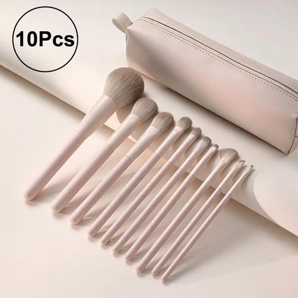 Begynder Makeup Børstesæt 7-13 Stk. Foundation Børste Kosmetisk Mak 10Pcs
