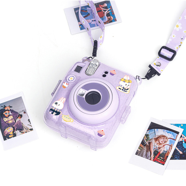 Fotoveske til Fujifilm Instax Mini 12 Clear Camera Case Protect Blue