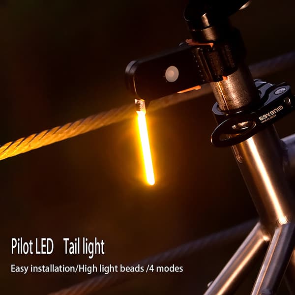 Photon Drop Light USB Genopladelig cykelbaglygte 3 Light M 9