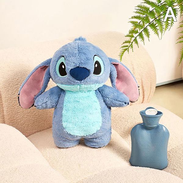 Stitch Animation Vinter Ekstra stor plysj termosflaske Hånd A