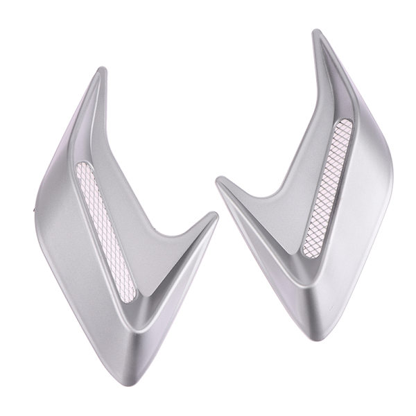 Carbon Fiber Car Shark Gills Emulering Vent Side Luftinntak hette E