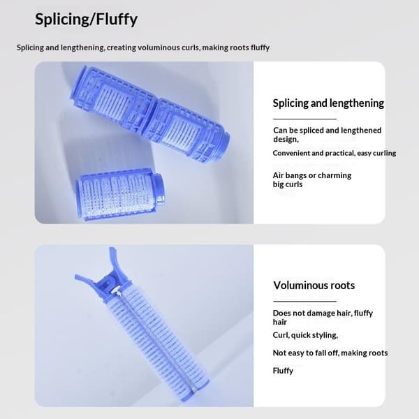 4 st lugg locktänger lata hårrullar DIY hårstyling tillbehör