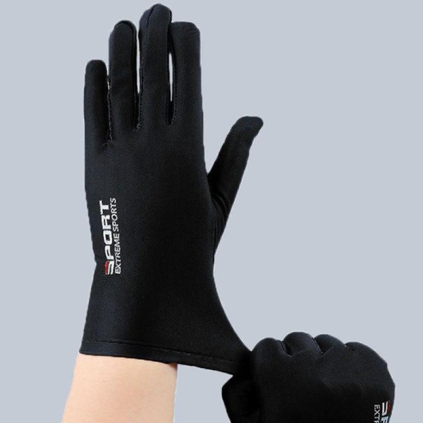 Kesähanskat Miesten Ice Silk Sun Proction Driving Glove Fishing F Coffee