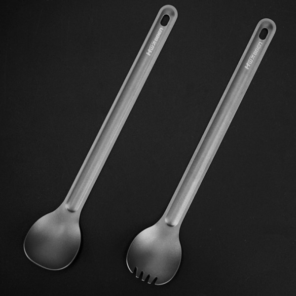 Titanium Spoon Outdoor Camping Titanium Spork Camping Service A