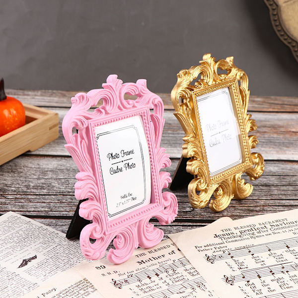 Häät valokuvakehys Retro valokuvakehys Picture Desktop Frame Pho Black