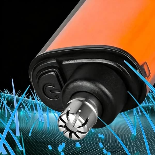 1 sett USB oppladbar nese- og ørehårtrimmer for menn Mini E A1