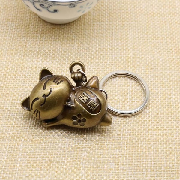 Creative Vintage e Luck Cat Riipus avaimenperä, riippuva reppu A1