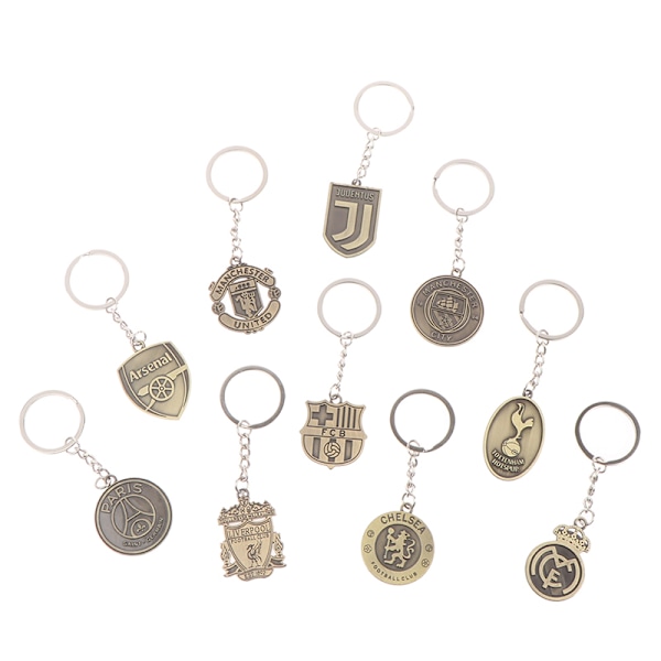 Fodboldspots nøglering Stålmateriale Mini smykker Legetøj KeyCha 4#
