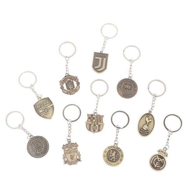 Fotbollsspots Nyckelring Stål Material Mini Smycken Leksaker KeyCha 4#