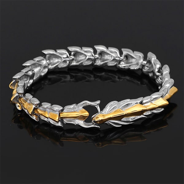 Hip Hop Personality Køl Armbånd Legering Vintage Fashion D A8