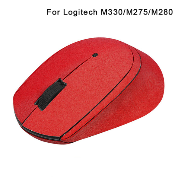Färgglad anti-halk musdekal för Logitech M330 M275 M280 Fu Red