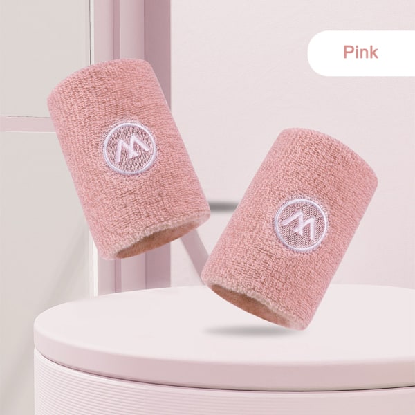 Paripyyhe rannesuojat Hikeä imevä pyyhe rannesuojat Ba pink a pair