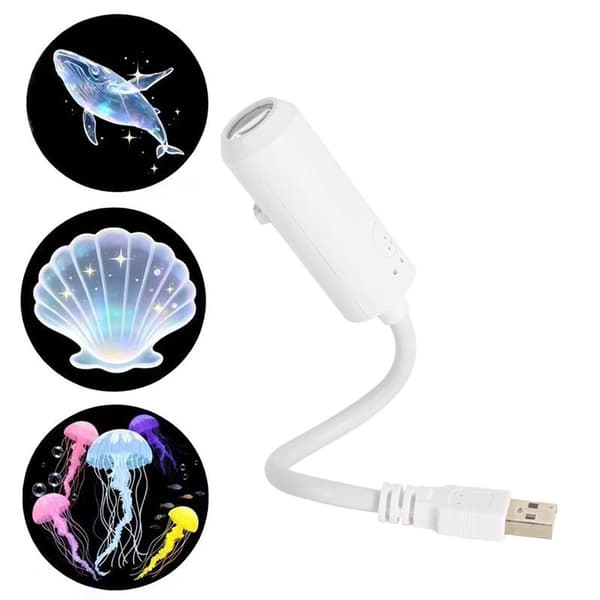 1 sæt USB Stjernehimmel/Ocean/Mælkevejen Serie Projektion Atmosfære L