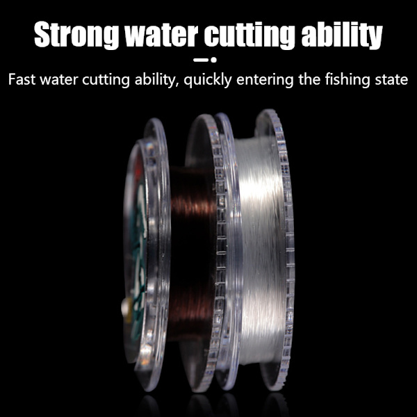 50 meter med nylonlinefiske. Hovedlinefiske green 1