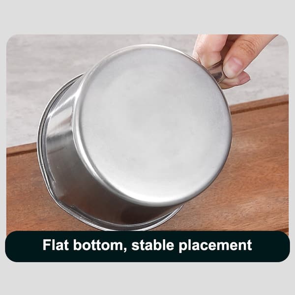 Glasslokk Baconfettbeholder Silver