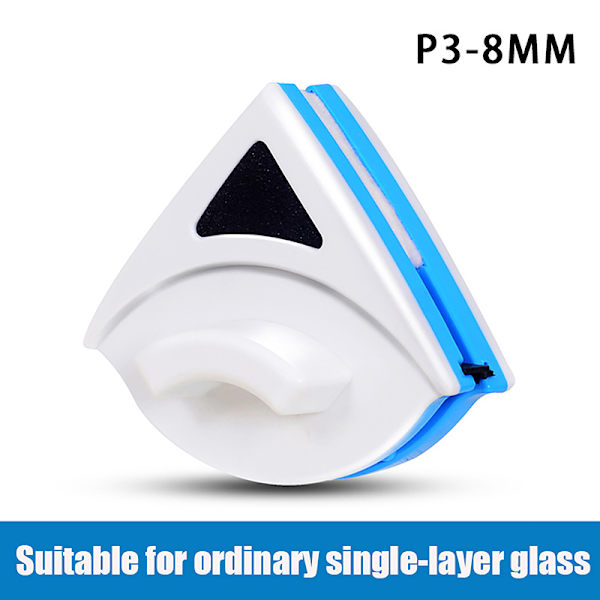 Magnetisk vinduspusserbørste for vask av vask hjemmemagnet Blue P3-8MM